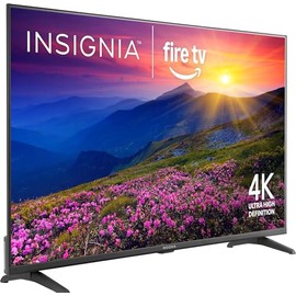 INSIGNIA 43" Class F50 Series LED 4K UHD Smart Fire TV, control remoto por voz con Alexa, transmisión de TV en vivo sin cable