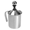 ANCLLO Manual Milk Frother Stainless Steel Hand Pump Milk Frother