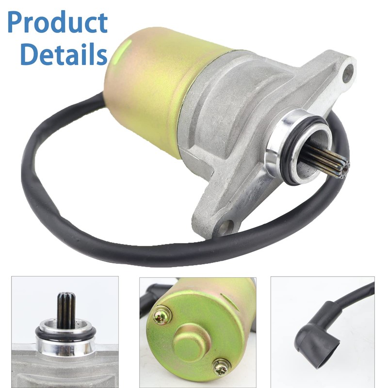 STABSOLI Starter Motor & Drive & Solenoid Relay Fit for