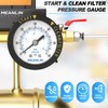 MEANLIN MEASURE 0~60Psi Plastic Frame 1/4" NPT Start and Clean