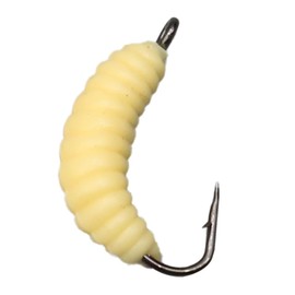 FUNANASUN 30 pcs Würmer zum Angeln, Künstliche Köder Würmer Fisch mit Haken, Gefälschte Angeln Köder, SchwimmenKöder für Forelle