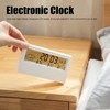 Goshyda LED Alarm Clock, Clear LED Display Large Number Alarm