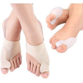 DOACT Juanetes Corrector y Hallux Valgus Silicona Kit, Bunion Buddy Juanetes para Hombres y Mujeres, Juanetes Corrector Nocturno para Noche y Día para Juanetes, Hallux Valgus, Dolor del Pie