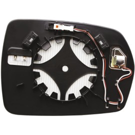 EAP Driver Side Mirror Glass Compatible with Ford Edge 2015-2019, Heated with Blind Spot Without Auto Dimming FT4Z17K707J