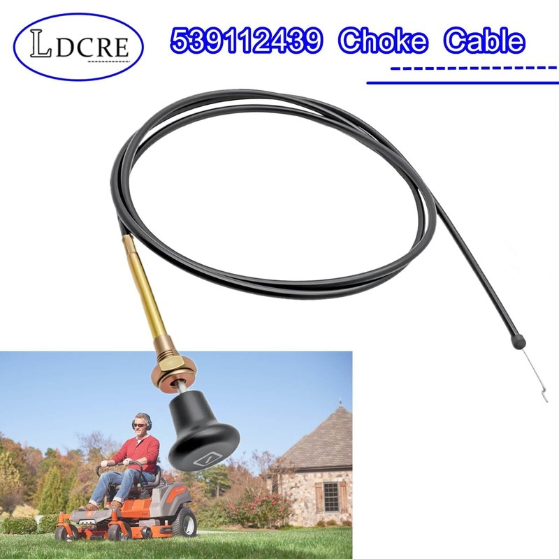 539112439 Choke Cable Compatible with Husqvarna Zero Turn Mower EZ