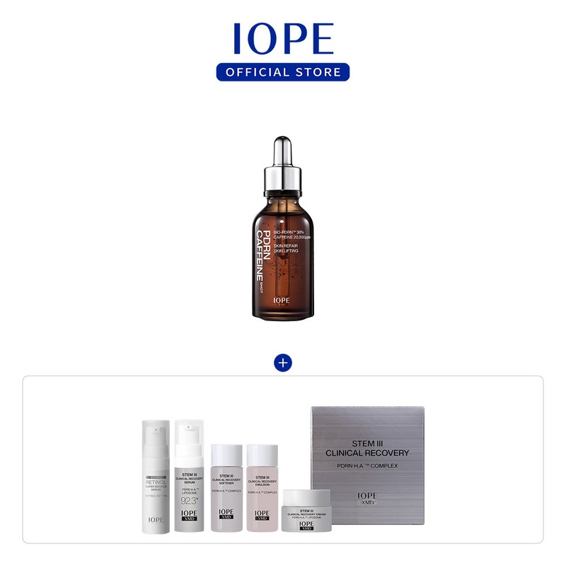 IOPE PDRN Caffeine Shot Ampoule 50ml / 아이오페 PDRN 카페인샷