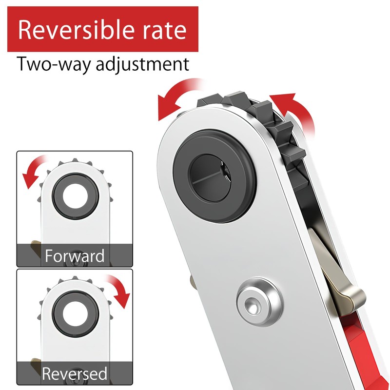 HENGBIRD 2Pcs Mini Ratchet Wrench Set 1/4 Inch Drive Ratcheting
