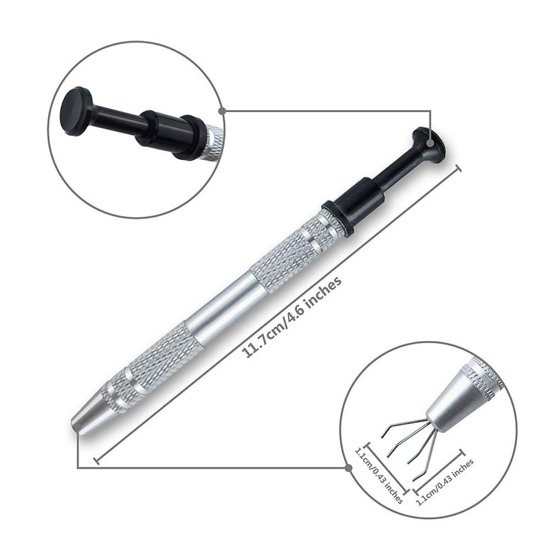 Pinza de algodón para manicura y manicura limpia, herramienta de