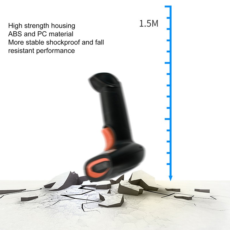 1D Barcode Scanner CCD Scanning Gun Handheld Bar Code Reader