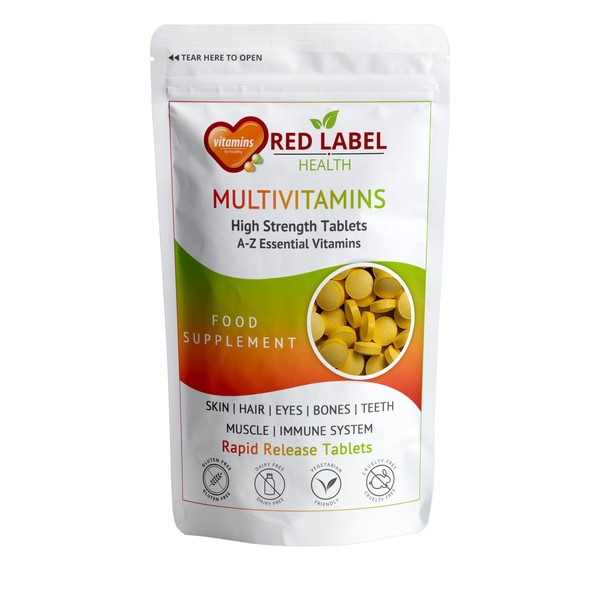 Multivitamin A-Z Essential Vitamins High Strength 360 Tablets - Suitable