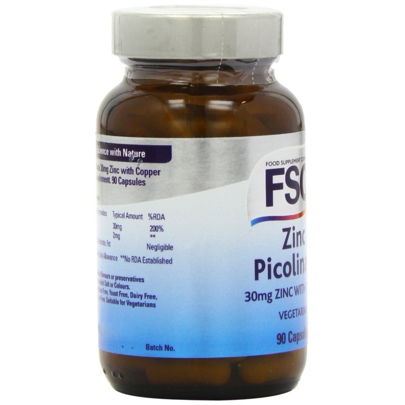 FSC 30mg Zinc Picolinate and Copper 90 Tablets