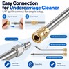 2-in-1 Undercarriage Pressure Washer Kit with Extension Wands – 4000