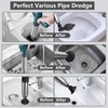 LIMORUNS Professional Toilet Plunger Set with Multiple Attachments, High-Pressure Air