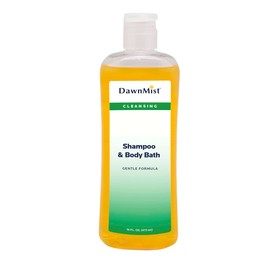 Dukal Dawn Mist Shampoo & Body Bath with Dispensing Cap, 16 oz. Bottle (Pack of 12)