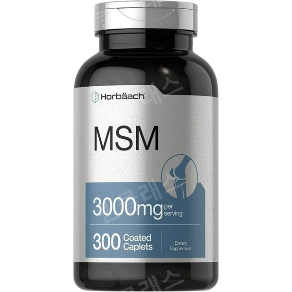 Horbaach MSM MSM 3000mg 300 capsules Calcium Methylsulfonylmethane / Horbaach 호바흐 엠에스엠 MSM 3000mg 300캡슐 칼슘 메틸설포닐메탄