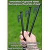 Tent Stakes Metal Tent Pegs Heavy Duty Stakes Ground Stakes