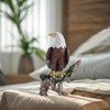 Generic Perching Bald Eagle Statue Resin Ornament Desk Decoration Decorative