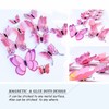 OPSEAM Butterfly Wall Decor 24/48 PCS, 3D Butterflies Stickers for