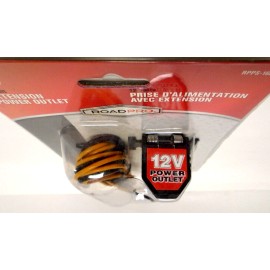RoadPro 12V Extension Power Outlet 6' / 16 Gauge Heavy Duty Wire #RPPS-16ES