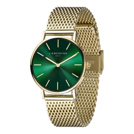 LIEBESKIND Damen Analog Quarz Armbanduhr mit Edelstahlarmband LT-0210-MQ