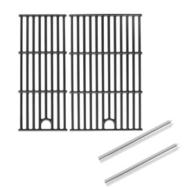 BBQ Future G426-0005-W1 G426-0004-W1 Cooking Grates with Heat Plates Replacement for Charbroil Performance 2 Burner Gas Grills 463630021 463655621 463655021 463660021 463660421 463654022 463630422