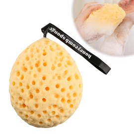Esponjas de Baño Naturales para Bebé en Forma de Panal de Abeja - Estropajos Super Suaves y Sin Látex, Exfoliante Suave para Piel Sensible, Fáciles de Limpiar y Secar Rápidamente