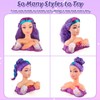 Princess Hair Styling Doll Head Makeup Kit for Girls- Hair