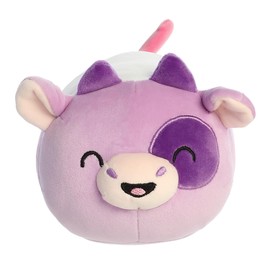 Aurora® Squishy Mooples™ Bonnie Boba Tea™ Stuffed Animal - Soft and Cuddly Toy for Imaginative Play for Adults and Kids - Purple 7 Inches