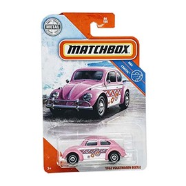Matchbox 2020 MBX Coastal 1962 Volkswagen Beetle, Pink 86/100