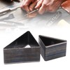 2PCS Triangle Leather Cutter Alloy Steel Hollow Punch Cutter Set