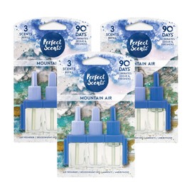 Perfect Scents Air Freshener Refill Compatible with 3volution - Mountain Air - (3 Packs of 9x20ml)