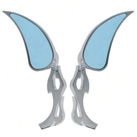 Amavoler Chrome Motorcycle Rearview Side Mirrors For Sportster XL 883 1200 Road King V-Rod Street Glide Electra Glide Dyna Softail 1990-2022