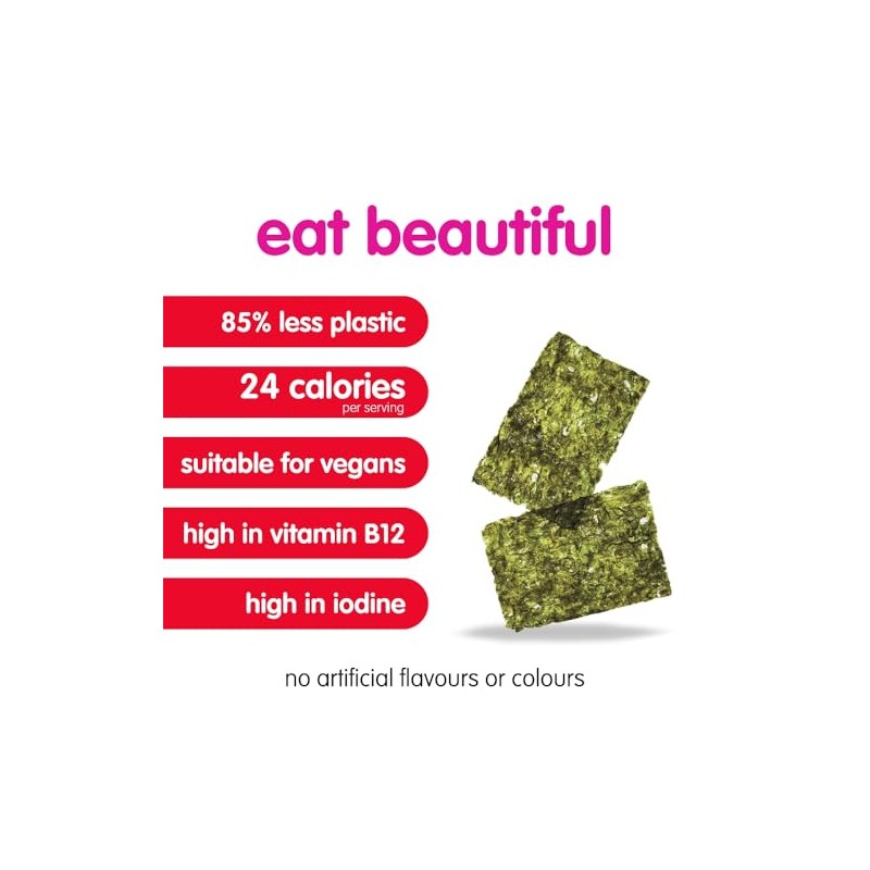 itsu Crispy Seaweed Thins Sweet Soy & Sea Salt 4