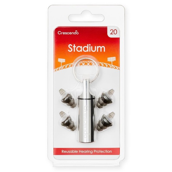 CRESCENDO Stadium 20 Ear Plugs for Watching Sports Ear Protectors