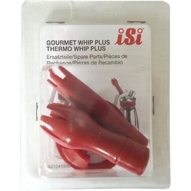 ISI Replacement Part Set with Head Gasket, Star and Tulip Garnish Nozzle Fits Gourmet Whip PLUS and Thermo Whip PLUS