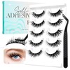 Bepholan Self Adhesive Eyelashes Natural Look Pre Glued No Glue