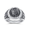 MOPOPOK St Michael Ring S925 Sterling Silver St Michael Archangel