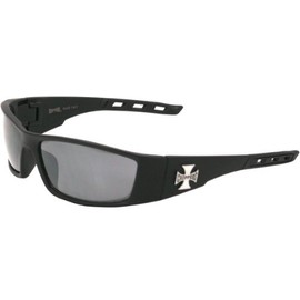Choppers Bikers Sports Wrap Sunglasses for Motorcycle, All Outdoor Sports 3466 (Black)