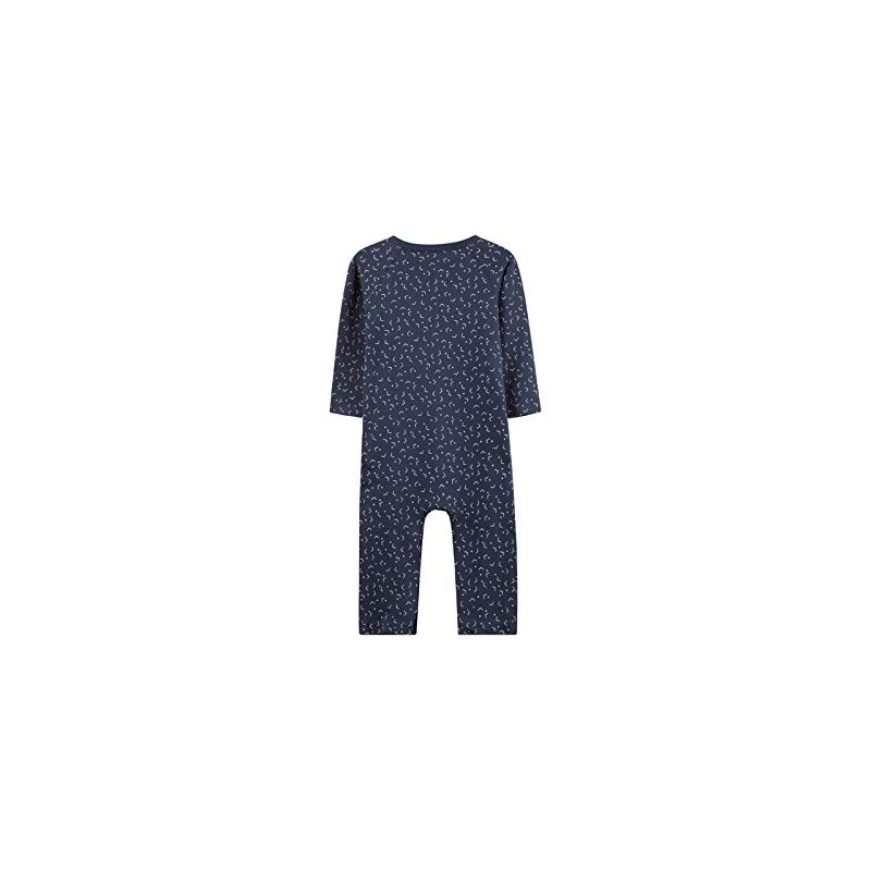 NAME IT Baby Boys Onesie in Grey Organic Cotton, Blue