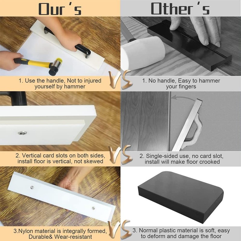 Iunipusy Bump Block for Vinyl Floors - Bump Block with