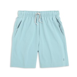 Free Fly Boy's Breeze Short - Quick-Dry, Moisture-Wicking, Performance Shorts for Youth with Sun Protection - UPF 50+ - Sea Glass, Small