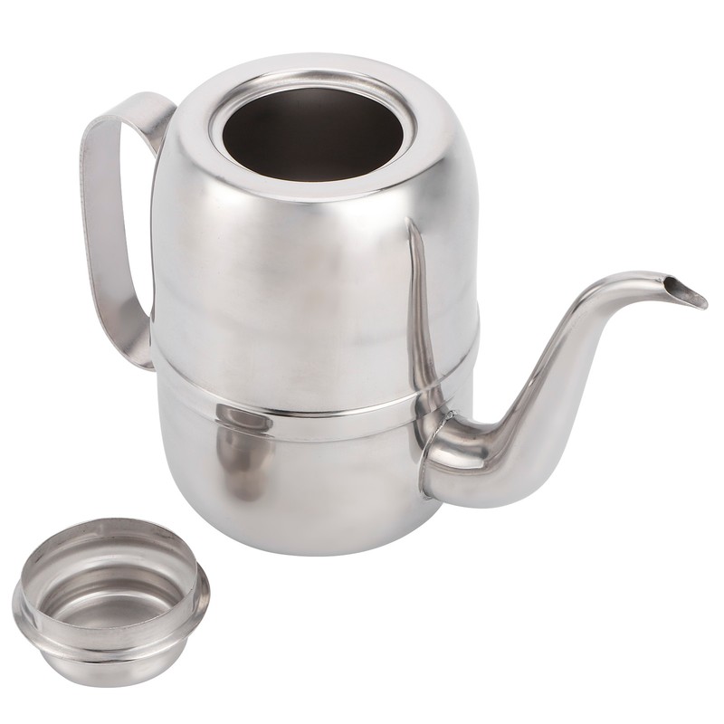 Stainless Steel Water Pot Oil Can Home Leakproof Soy Sauce