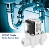 12V Solenoid Valve, DC12V Normally Close Water Valve Plastic Electric