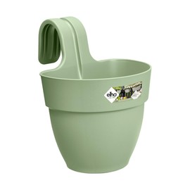 elho Vibia Campana Easy Hanger S 21 Planter for Balcony and Outdoor Use Diameter 20.5 x H 26.5 cm Green / Pistachio Green