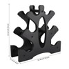AUXSOUL 1 Pack Dumbbell Rack Stand, 3 Tier Dumbbell Bracket