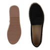 VAN HILL Women's Espadrilles Raffia Tread Sole, black