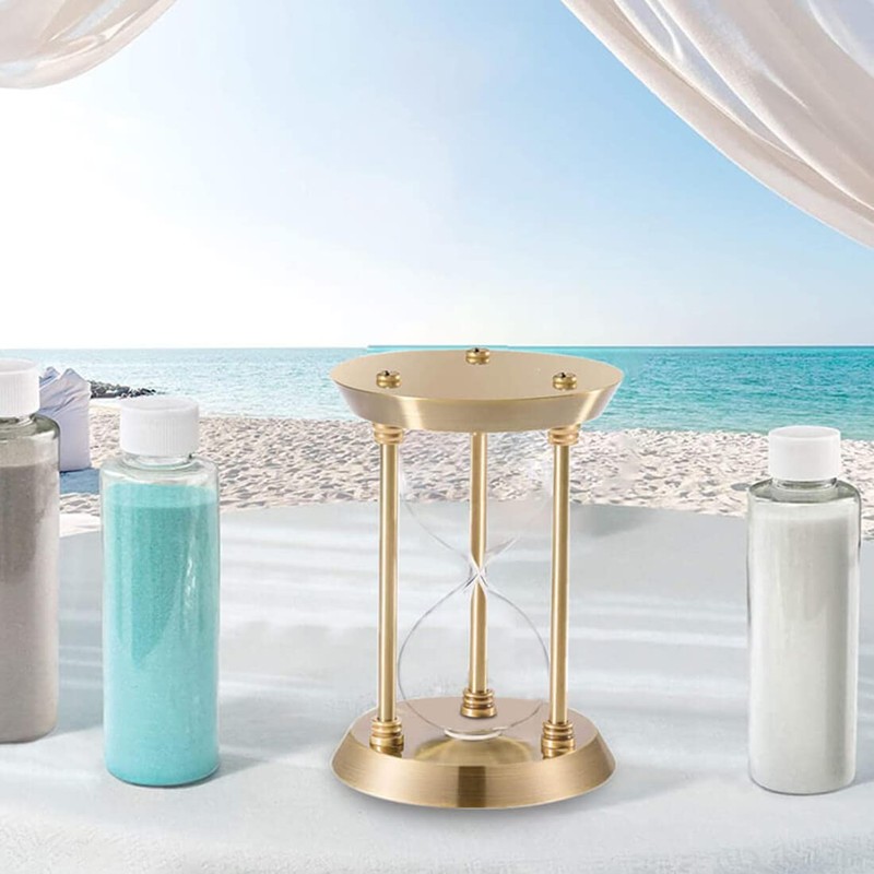 Empty Hourglass Fillable, Large Antique DIY Sand Timer Set With
