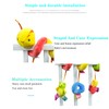 zhongdada Spiral Pram Toys for Babies -Plush Hanging Baby Rattle