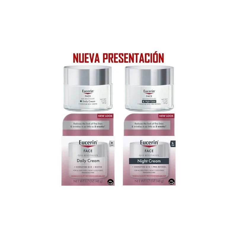 Eucerin Q10 Crema Antiarrugas Día + Noche 2x48g