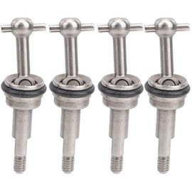 CENPEK Metal CVD Universal Drive Joint Shaft Transmission Compatible with 1/28 K969 K979 K989 K999 P929 P939 RC 4WD Short Course Drift Car Upgrade Parts Pack of 4